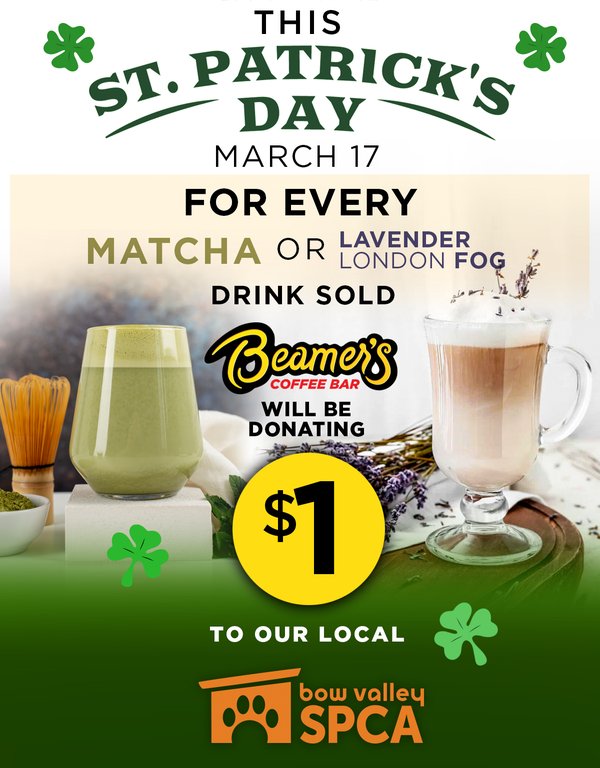 2025 Beamers-St-Paddys-Day-Fundraiser Poster